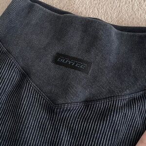 Bo + tee Oh Polly Charcoal dark grey active slimming Leggings butt scrunchy